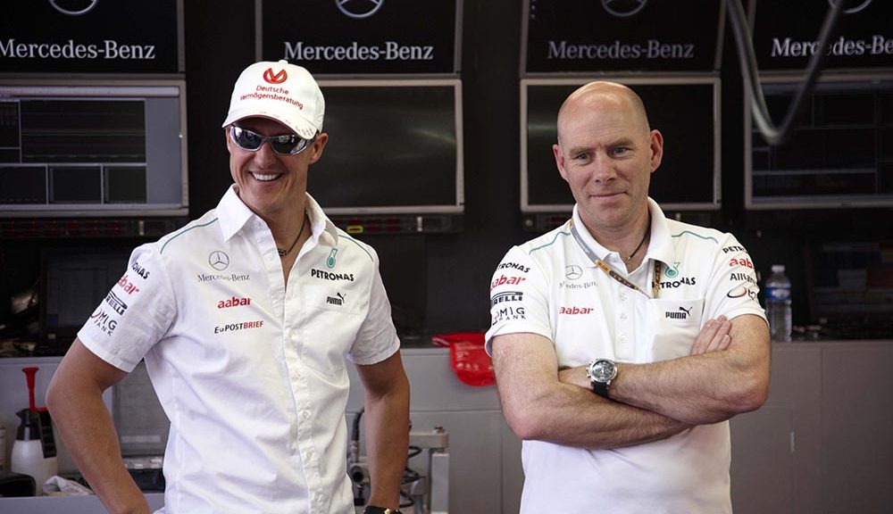 Michael Schumacher & Jock Clear