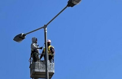 Nέο δίκτυο ηλεκτροφωτισμού στη λεωφόρο Αθηνών–Ωρωπού