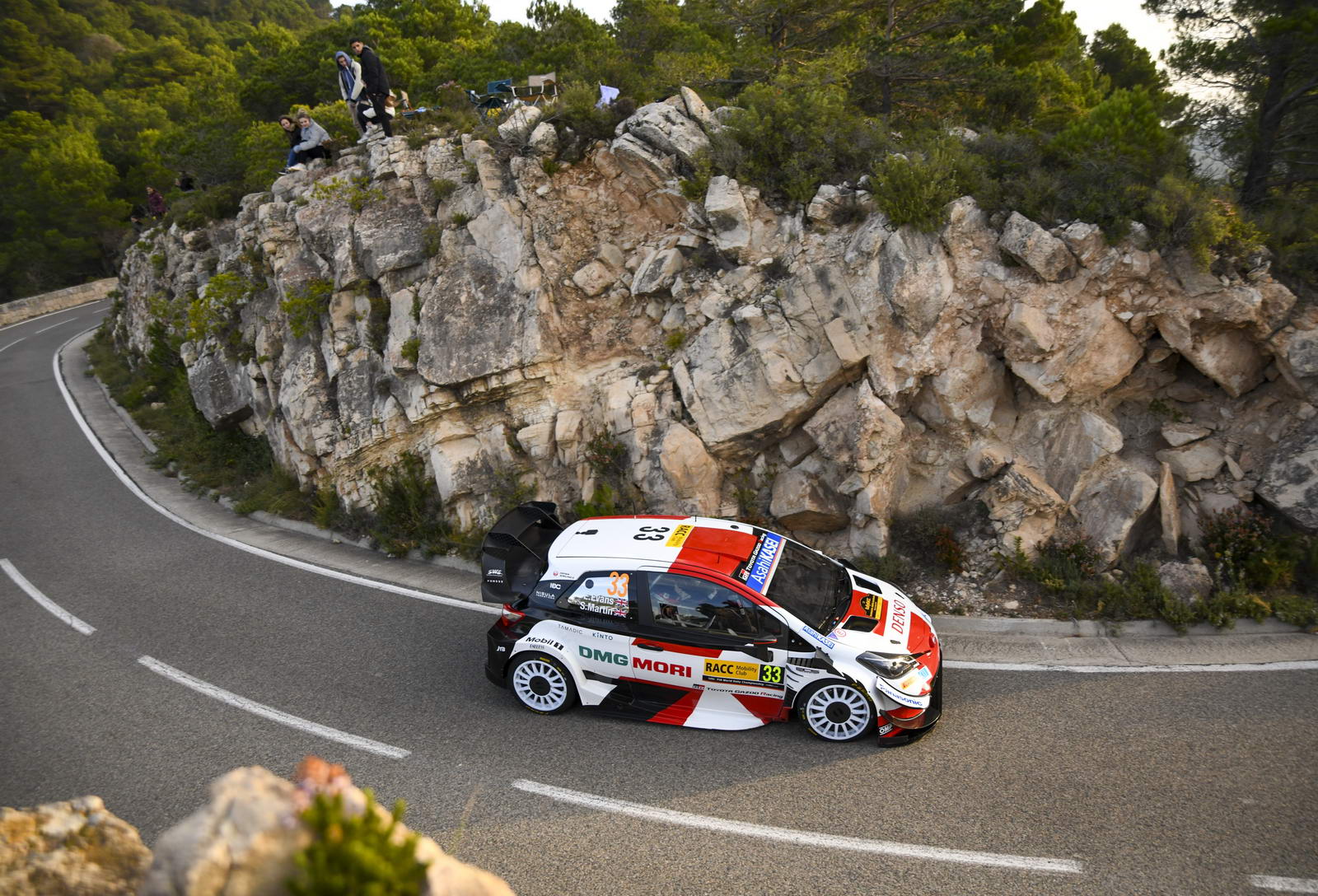 Rally Spain D1, Evans-Martin