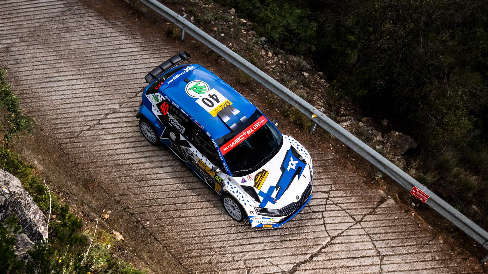 Rally Spain Day 2, Lindholm WRC3
