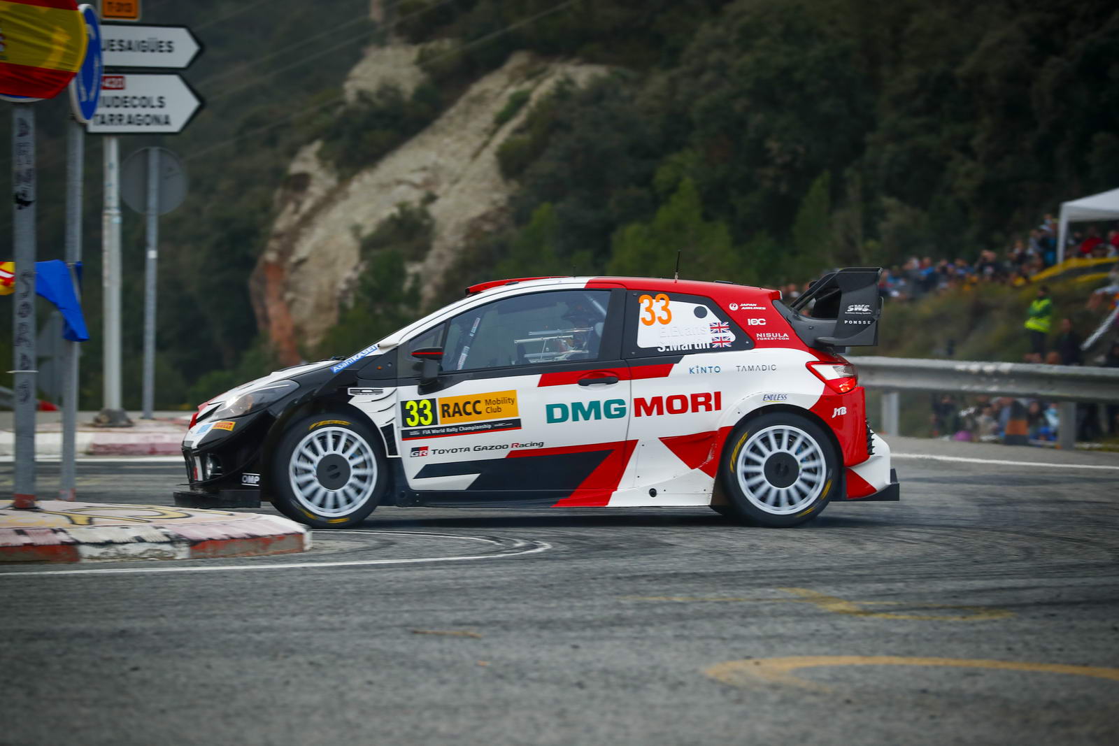 Rally Spain D3, Evans-Martin
