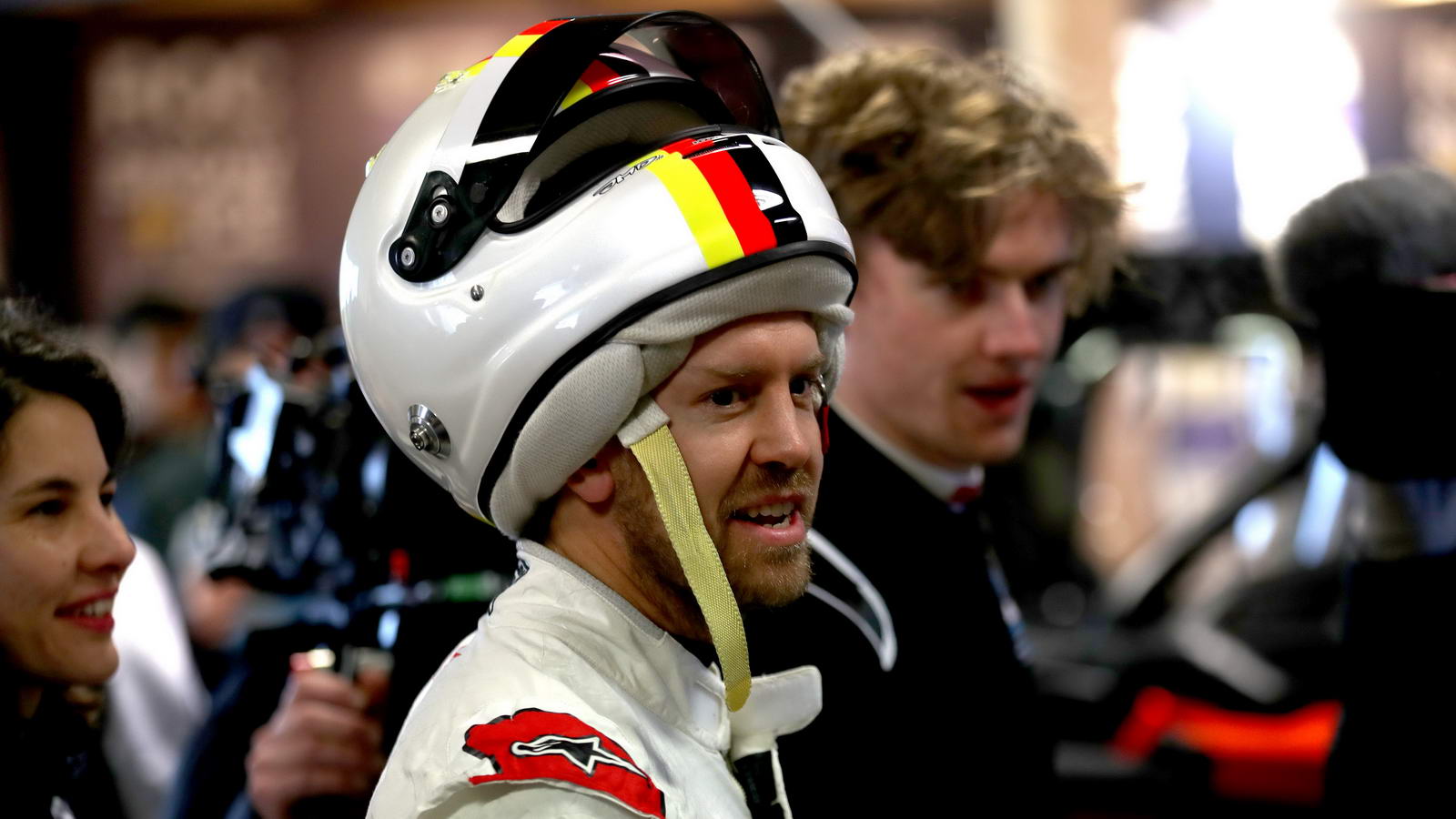 La corsa dei campioni di Vettel