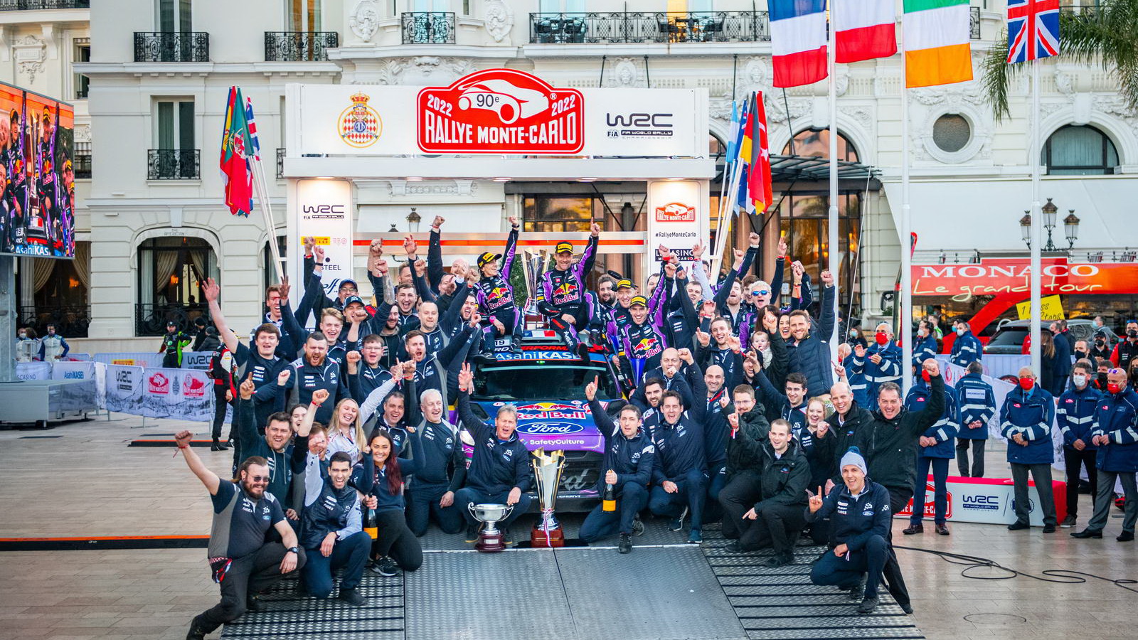 M-Sport Ford Rally Monte Carlo Winners