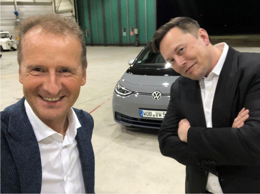 Herbert Diess - Elon Musk - Tesla - VW