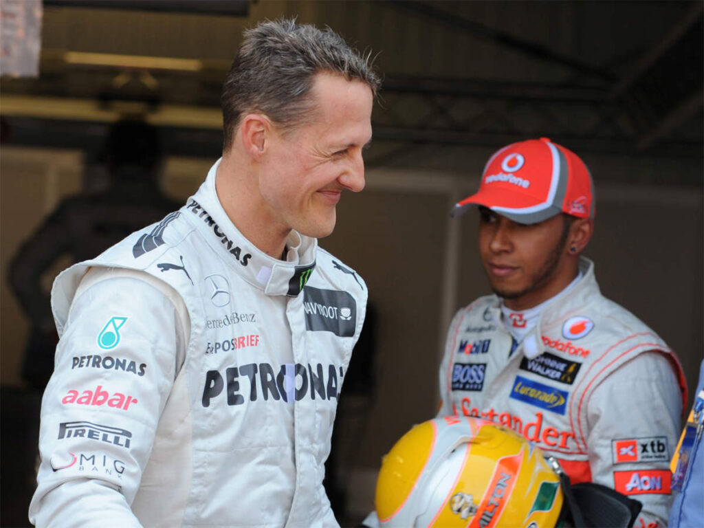 Michael Schumacher Lewis Hamilton Formula 1