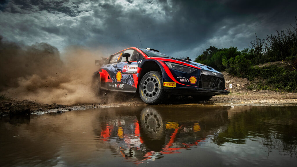 Ott Tänak Hyundai i20N Rally1 Rally Sardegna 2022