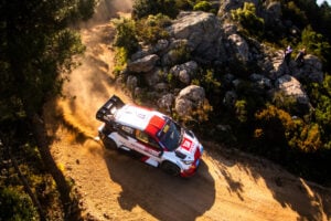Sebastien Ogier Toyota GR Yaris Rally1 Rally Italia Sardegna 2023