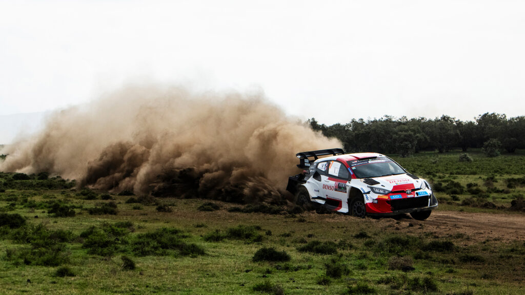 Sebastien Ogier Rally Safari Kenya 2023 Toyota GR Yaris Rally1