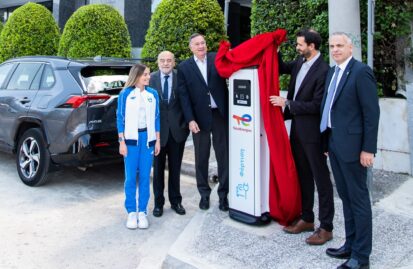 Εγκατάσταση φορτιστών ηλεκτρικών αυτοκινήτων στην Ελληνική Ολυμπιακή Επιτροπή