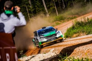 WRC2 Skoda Mikkelsen Estonia 2023