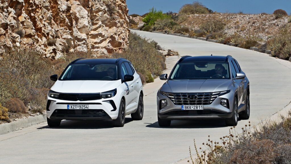 Hyundai Tucson phev 265ps 4WD vs Opel Grandland phev GSe 300ps