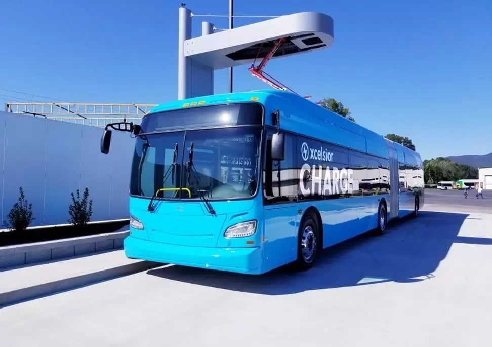 charging electric bus