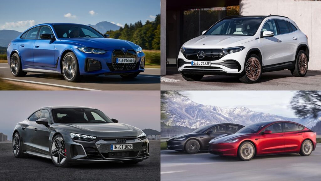 BMW - Mercedes - Audi - Tesla
